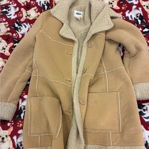 Old Navy Women's Camel Teddy Jacket